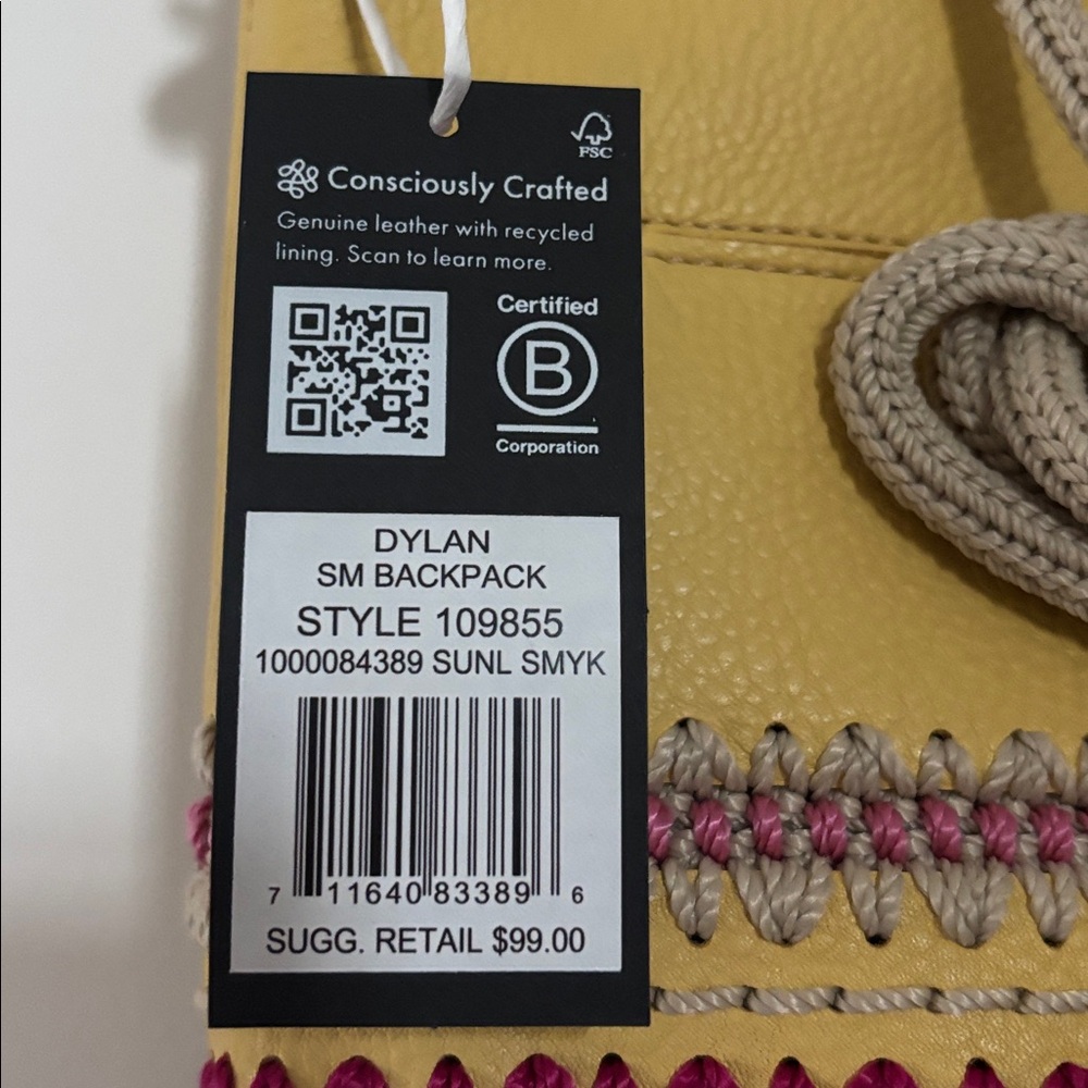 The Sak leather & crochet backpack - Picture 3 of 7